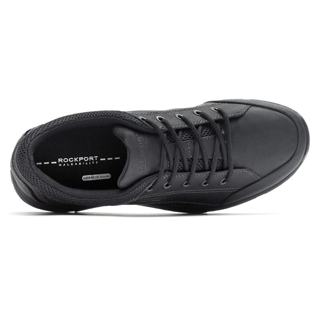 Rockport Singapore Mens Sneakers - Chranson Lace-Up Black - DP6195234